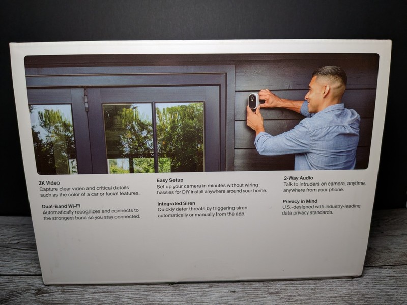 Arlo Essential 3rd Gen 2-Pack Outdoor 2K Wireless Battery Cameras SEALED gallery