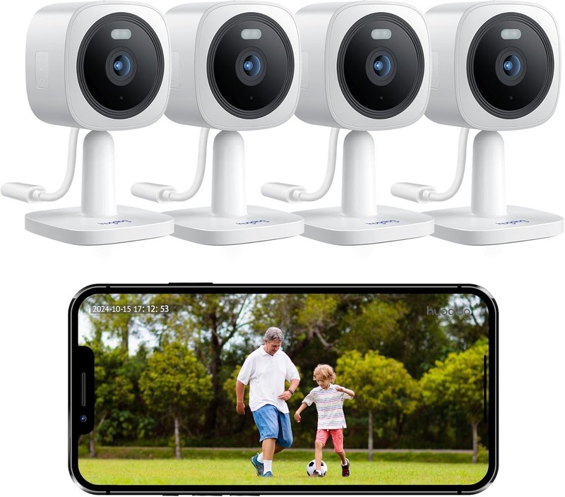Smart 2K Cameras for Home Security - Starlight Night Vision & Alexa Compatible gallery