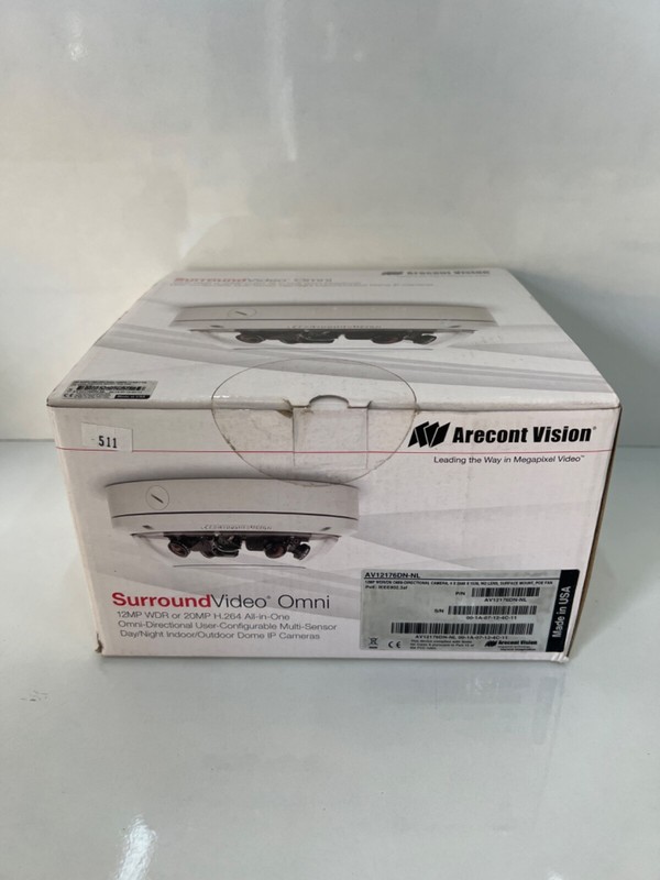 NIB Arecont Vision AV12176DN-NL SurroundVideo - 12 Megapixel gallery