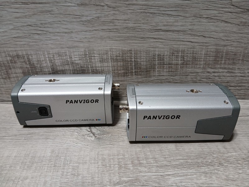 (Lot Of 2) Panivigor Sony 1/3in. CCD Color Camera PV-420DN W Power Cord NOS gallery