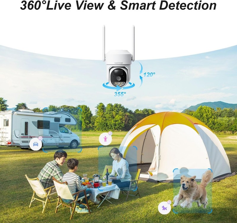 Advanced 4G LTE Outdoor Security Camera - Continuous Recording with 2-Way Audio gallery