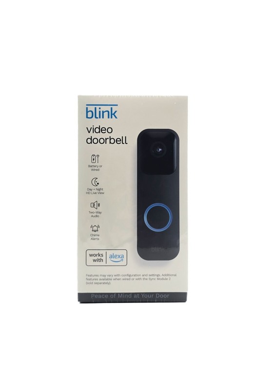 Blink Wifi or Wired Video Doorbell (newest model) Works with Alexa (Black) gallery