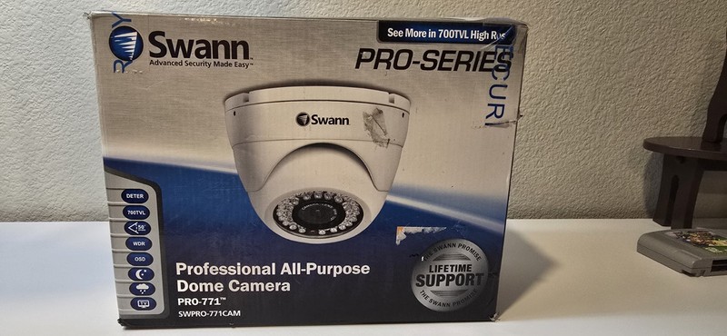 Swann PRO-771 Professional Dome Camera – 700TVL – Open Box – No OSD Controller