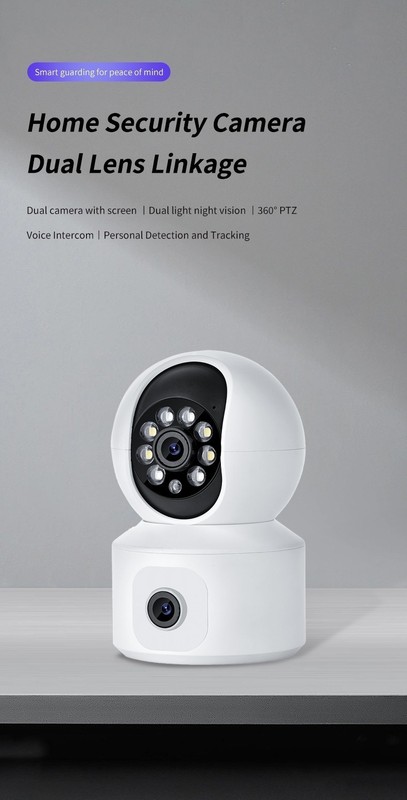 1080P 4MP Dual Lens PTZ IP Camera WiFi Human Detection Security Cam 2 Way Audio gallery