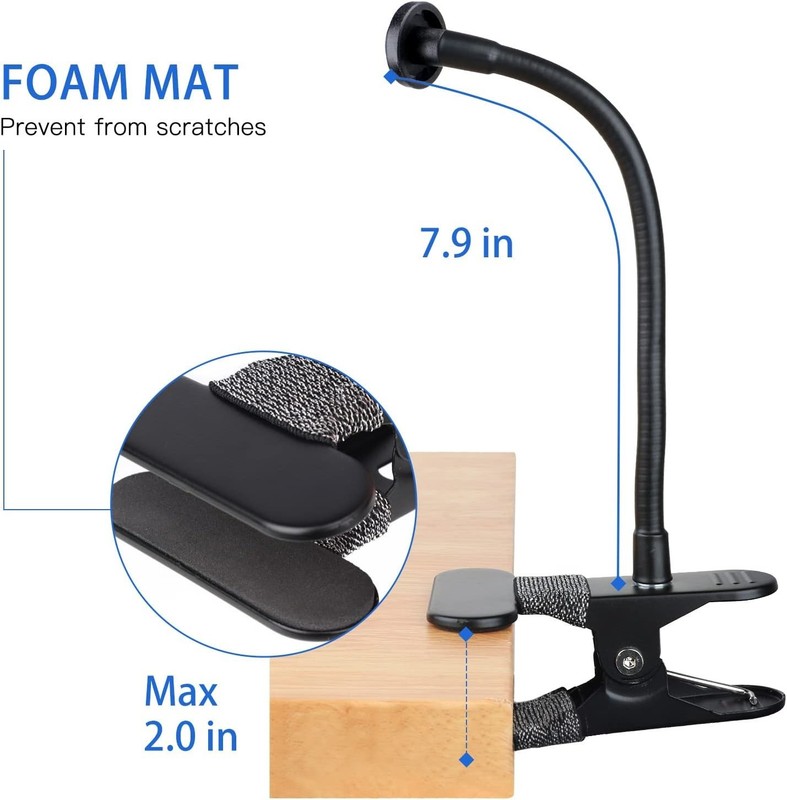Universal Adjustable Gooseneck Mount for Blink Cameras - Easy Tool-Free Setup gallery