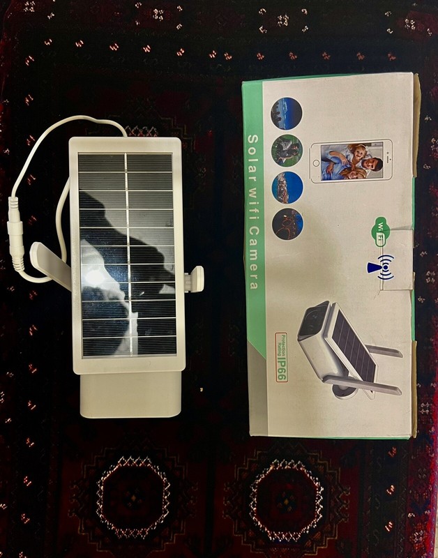 Outdoor 1080P HD 3MP Solar Battery Wifi IP Camera Night Vision CCTV Security Cam gallery