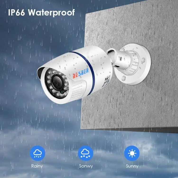 4K 8MP Security HD Camera Outdoor Waterproof 4MP IR Night Vision Detection CCTV gallery
