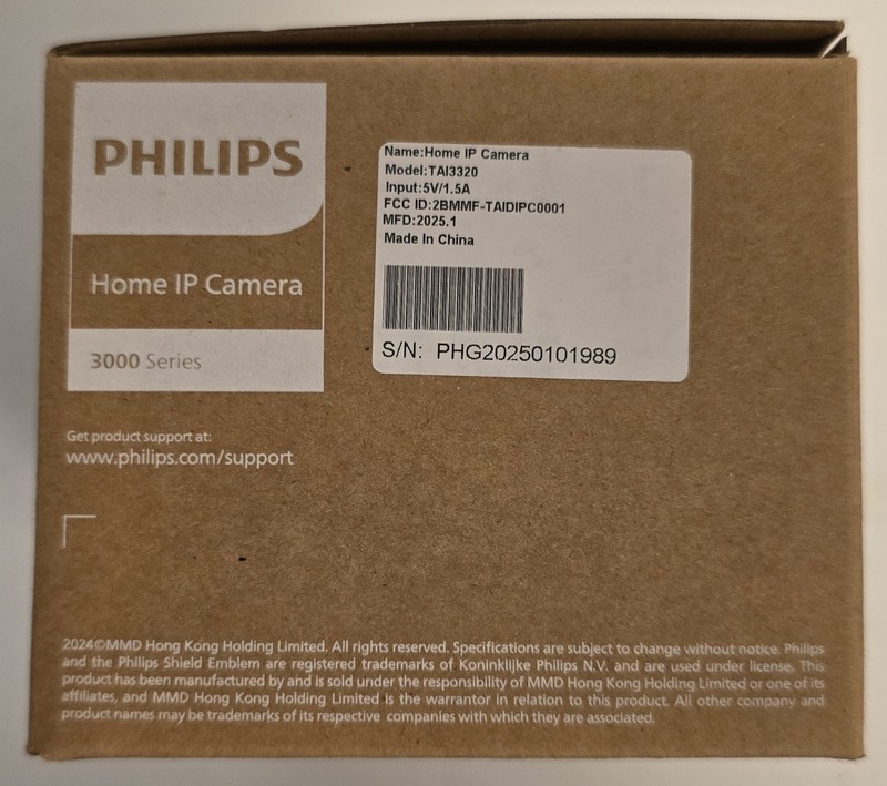 Philips HD Wi-Fi Security Camera w/ Night Vision and Two-way Audio (READ) gallery