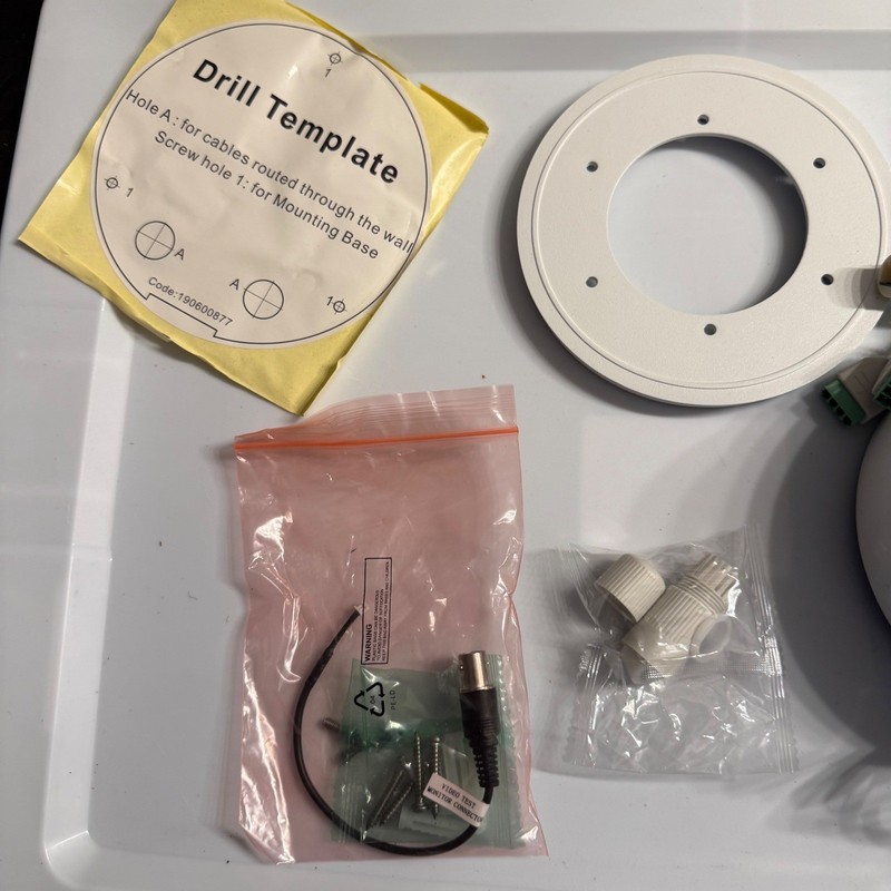 Clare Controls CV-M13D10-ODI Outdoor IP Dome Camera White PoE Night Vision gallery