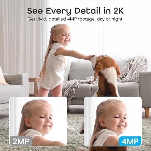 Geeni Scope Ultra 2K Smart Indoor Camera 360 Auto-Tracking WiFi Security White gallery