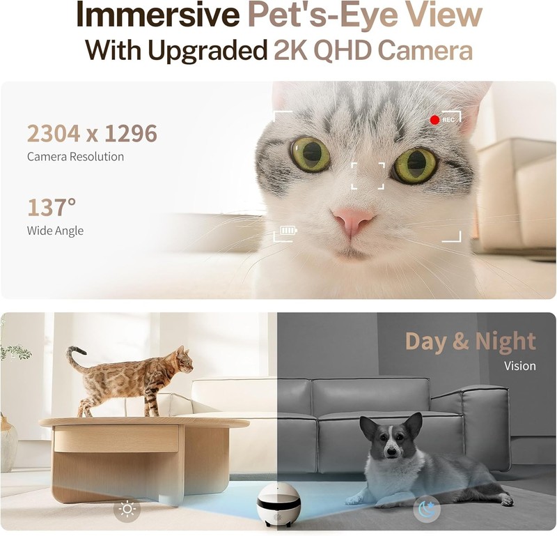Pet Monitoring Robot Enabot EBO ROLA Video Record gallery