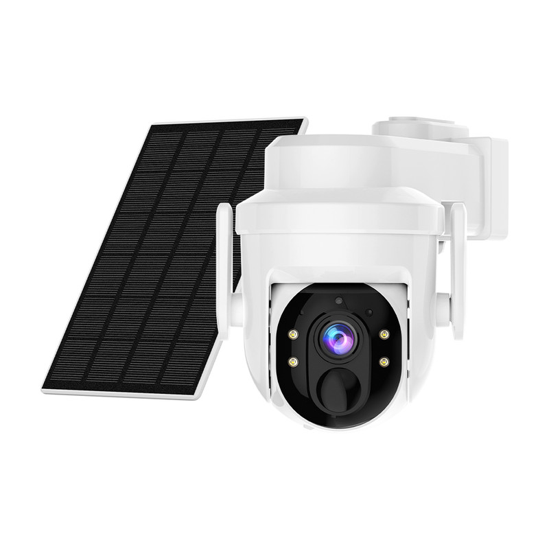 3PK Wireless Solar Security Camera WiFi Home Outdoor PTZ Camera Built-in Battery gallery