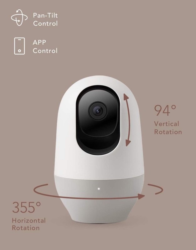 nooie Baby Monitor, WiFi Pet Camera Indoor, 360-degree IP Camera, 1080P Home Sec gallery