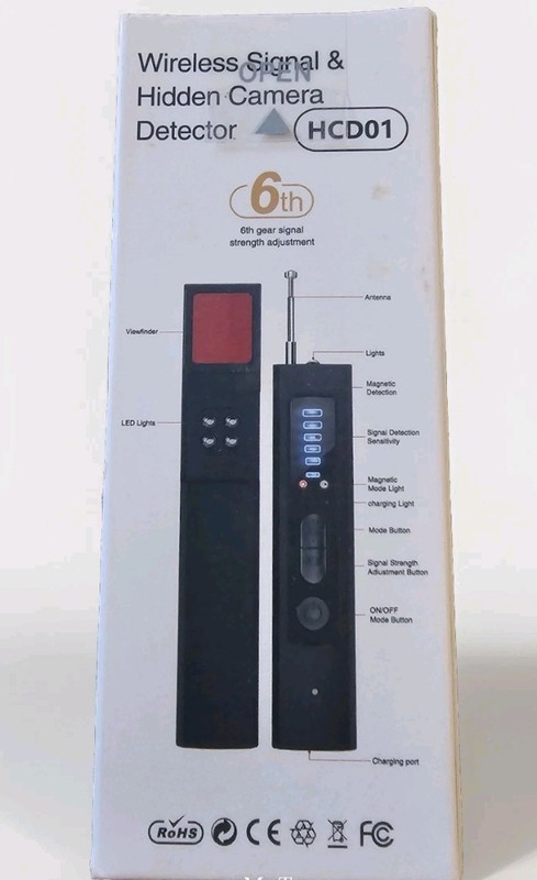Wireless Signal & Hidden Camera Detector HCD01