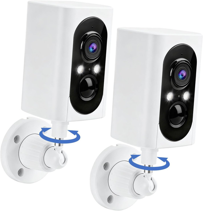 Security Cameras Wireless Outdoor 355° Pan Rotating 2K Color Night Vision Camera gallery