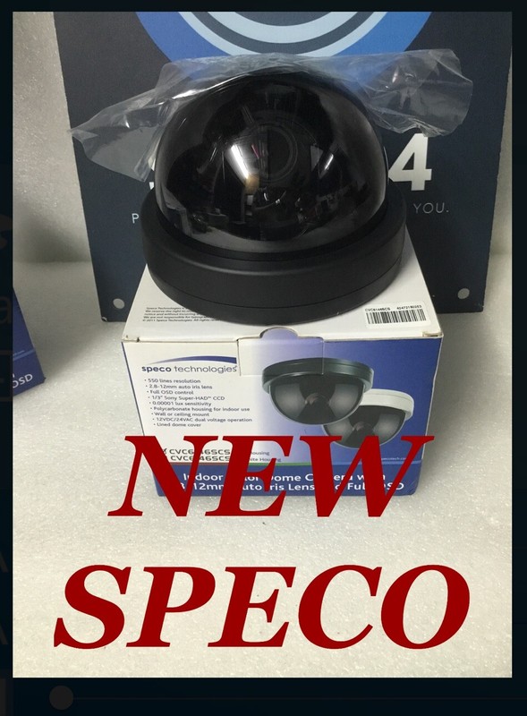 Speco CVC6146SCS Security Color Camera W/550TVL 2.8-12mm Wall Ceiling Mount NEW!