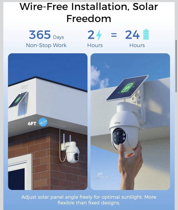 Cameras for Home Security, 4MP Solar Security Cameras Wireless Outdoor gallery