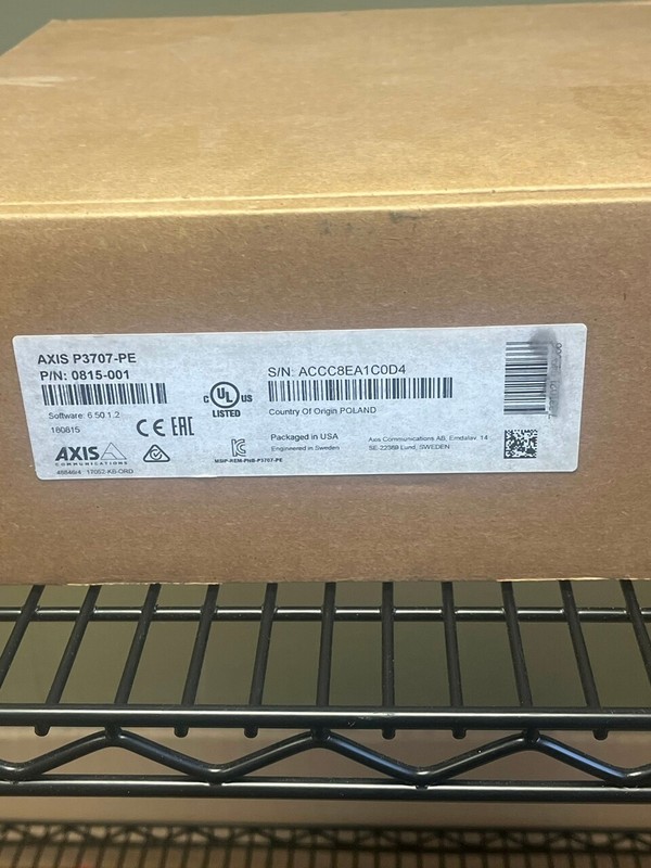 AXIS P3707-PE Network Camera (0815-001) | Open Box | Never Used gallery