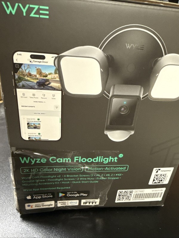 Wyze Cam Floodlight V2 Home Security Camera with 2K Video, Color Night Vision gallery