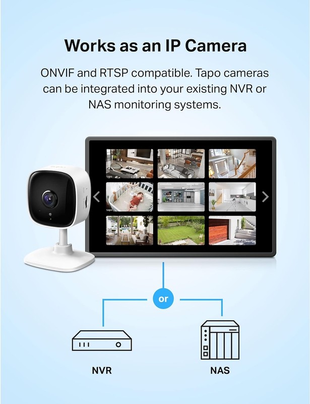 Tp-Link Tapo 1080P Indoor Security Camera for Baby Monitor, Dog Camera W/Motion gallery