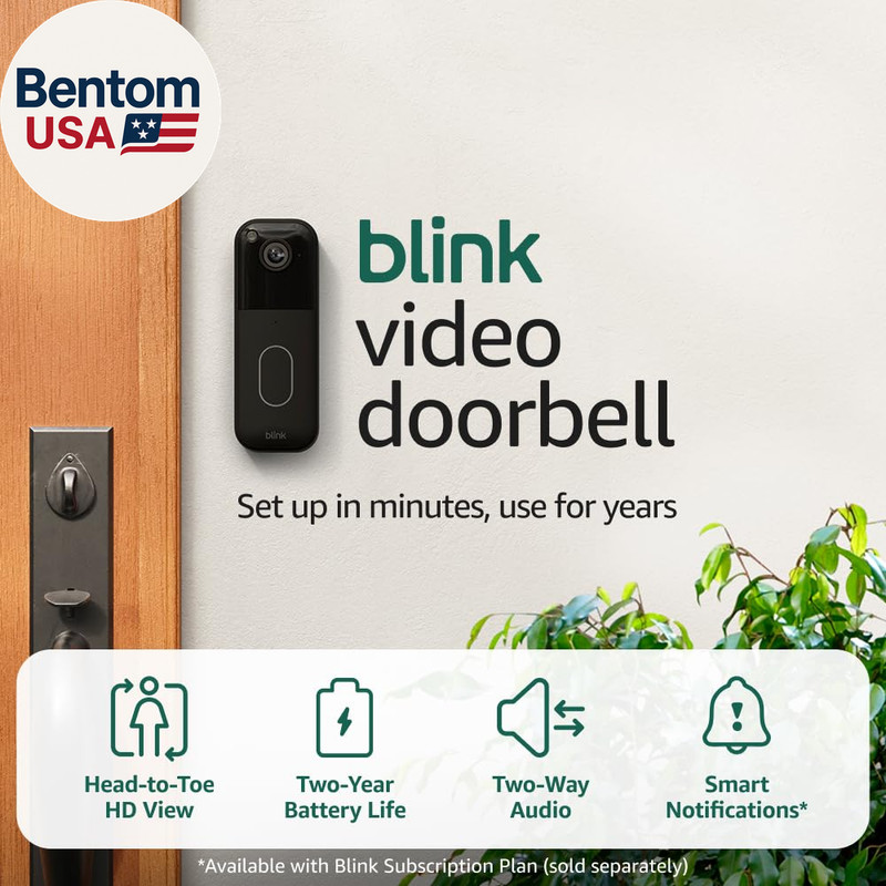 Video Doorbell (Newest Model) – Head-To-Toe HD View, Two-Year Battery Life, and