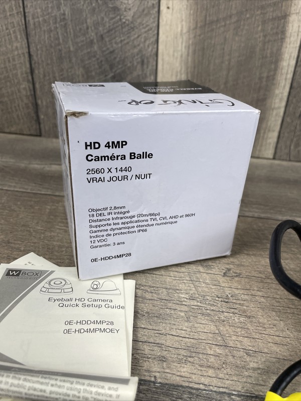 W Box Technologies 0E-HDD4MP28 4MP HD EYEBALL CAMERA gallery