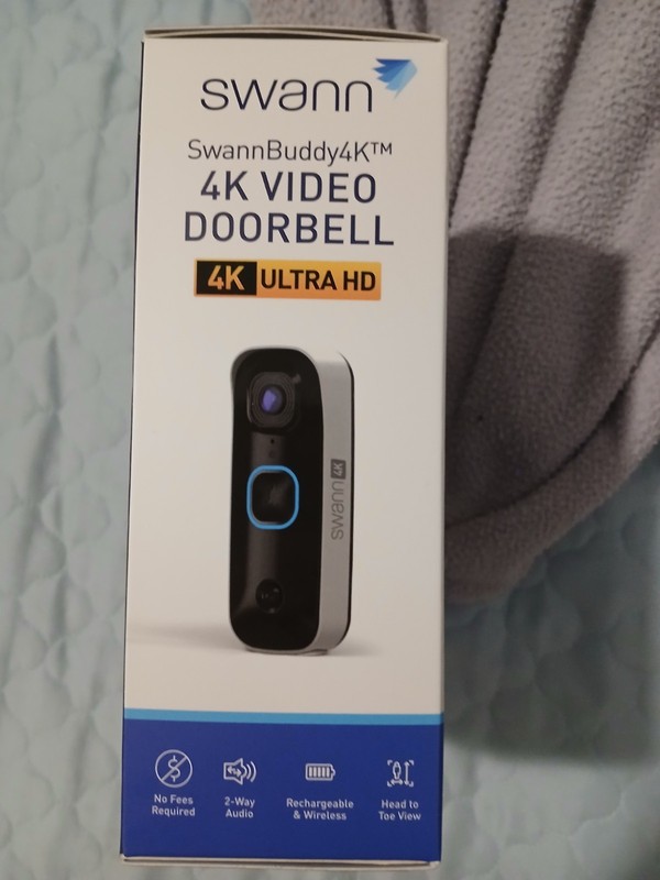 Swann SwannBuddy4K 4K Ultra HD Video Doorbell SWIFI-4KBUDDY-GL BRAND NEW gallery