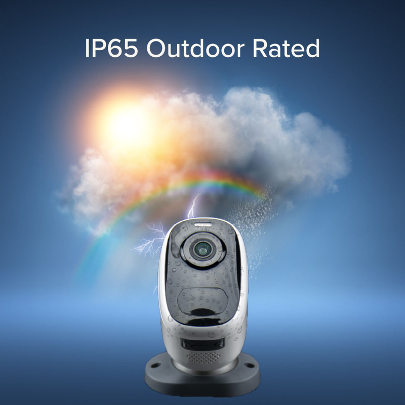 1080P Home Wireless Battery Security Camera w/Solar Panel gallery