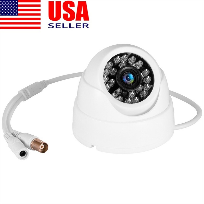5-in-1 Analog Security Camera 5MP Resolution 24LED Night Vision 90° Adjustable