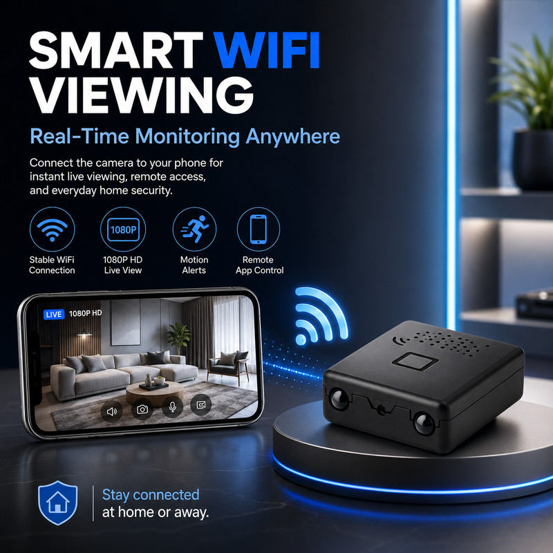 Mini Smart Camera Wireless WiFi Security Camera HD Night Came With Battery gallery