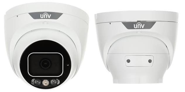 Uniview IPC3635SS-ADF28KMC-I1 5MP IP Camera 2-Way Audio Strobe Red Blue Light gallery
