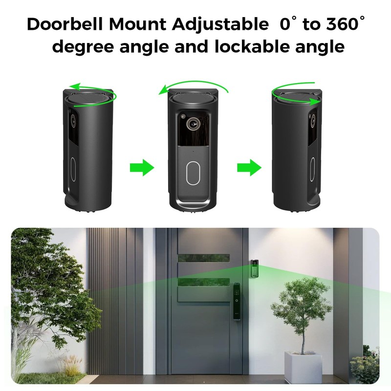 Blink Doorbell Mount Adjustable 360° Degree Angle with Blink Video Doorbell(2... gallery
