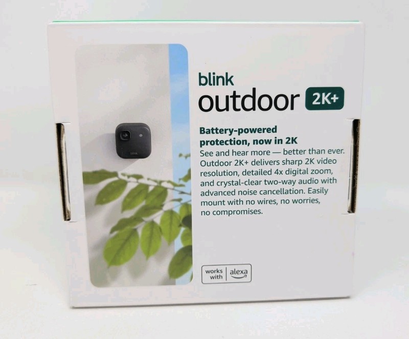 NEW 3 PACK Blink Outdoor 2K+ Wireless Security BLACK CAMERAS W/ SYNC CORE MODULE gallery