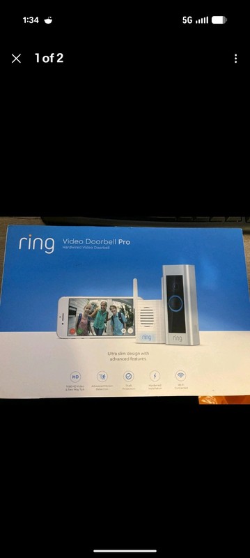 New Open Box – Ring Video Doorbell Pro Wired With 3 Different Color Faceplates