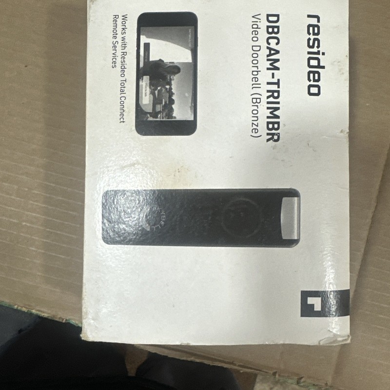 Honeywell Video Doorbell DBCAM-TRIMBR Skybell Black, Bronze Accents Security