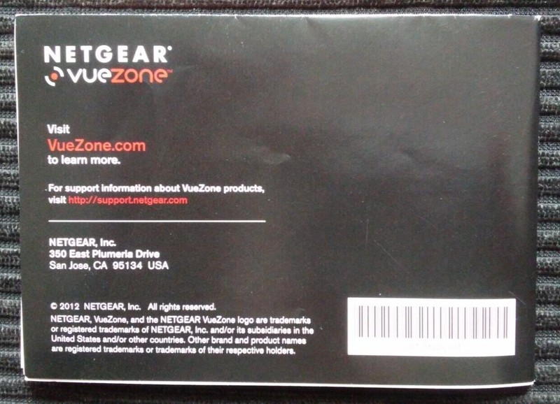 NETGEAR VueZone Quick Install Guide, 2012, P/N 201-15802-01 gallery