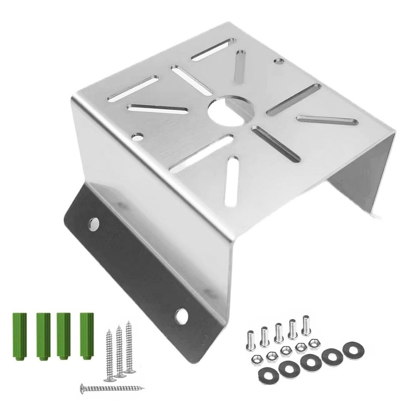 CCTV Security Camera Corner Mount Bracket, Stainless Steel Wall Corner Adapte…