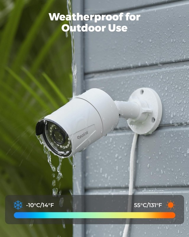5MP High Definition Security Camera with 100ft Night Vision & Local Storage gallery