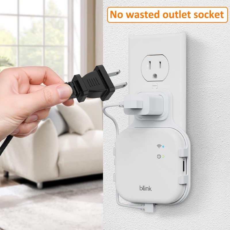 All-New Mount Compatible with Blink Sync Module XR | Wall Outlet Holder Mount... gallery