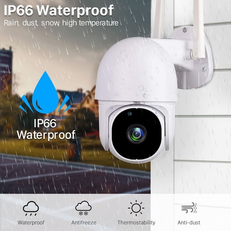 5MP Tuya IP Camera IR Night Vision Waterproof Security Wifi Surveillance Camera gallery