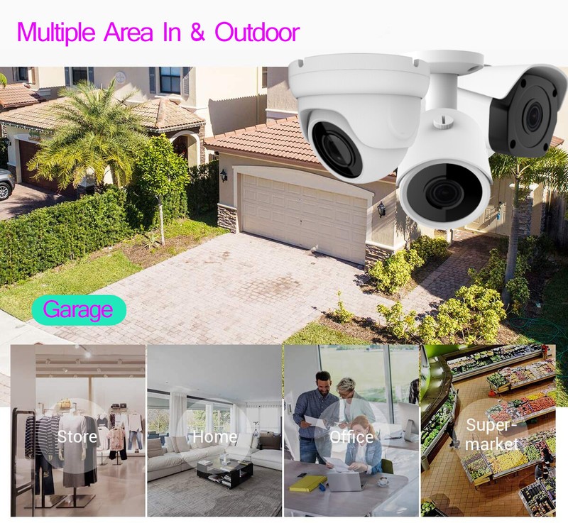 AHD TVI 5MP QUAD HD 1440P 2K IR Night Vision Security Camera 2.8mm BNC IP66 gallery