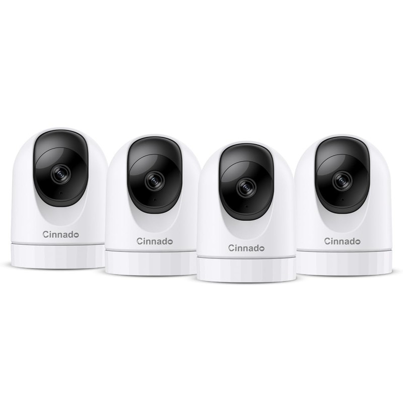 2K Home Security Cameras-2.4Ghz WiFi Indoor Camera with 360° Motion Detection...