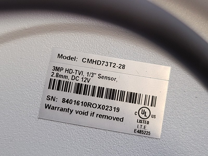 ORIGINAL! LTS CMHD73T2-28 3.0MP 2.8MM FIXED LENS DOME HD-TVI SURVEILLANCE CAMERA gallery