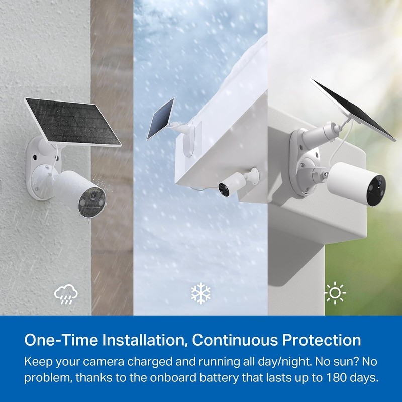 SolarCam 1080p Security Camera Wireless Outdoor- Battery Power with Solar,Person gallery