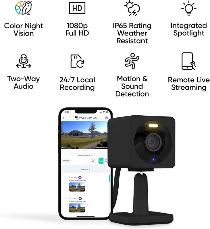 Two-Way Audio Smart Camera with Local Recording - Perfect for Home Surveillance gallery