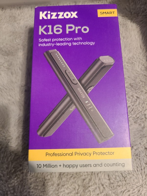 Kizzox K16 Pro Hidden Camera Detector – RF Signal/Magnetic/Bug/Hidden Cameras