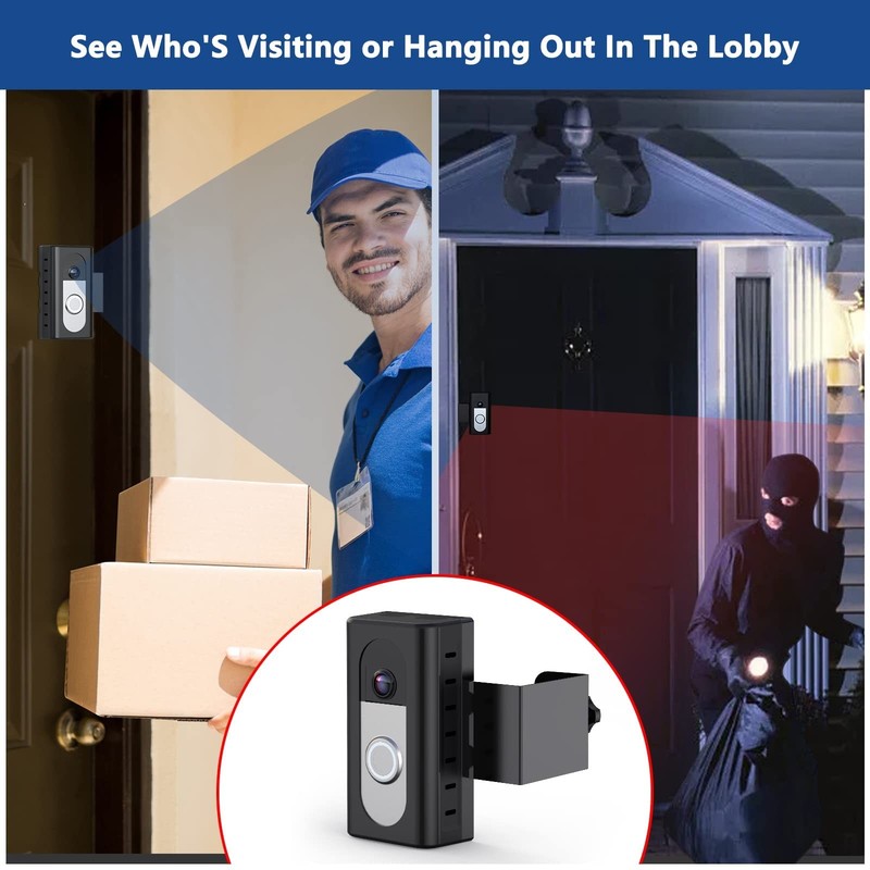 AntiTheft Video Doorbell Mount Compatible with Ring/Blink Wireless Video Door... gallery