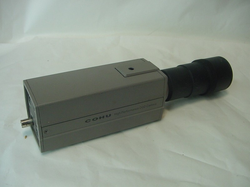 COHU SECURITY CAMERA 75MM EDMUND SCIENTIFIC LENS