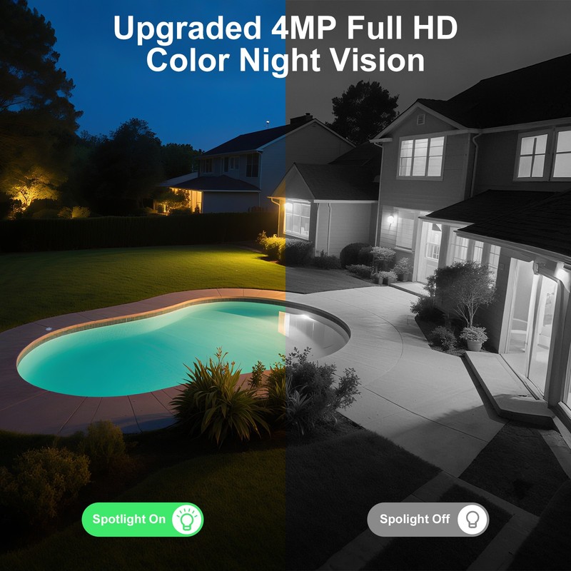 ARCCTV Security Camera System Solar Battery Powered Wireless WiFi Outdoor Home gallery