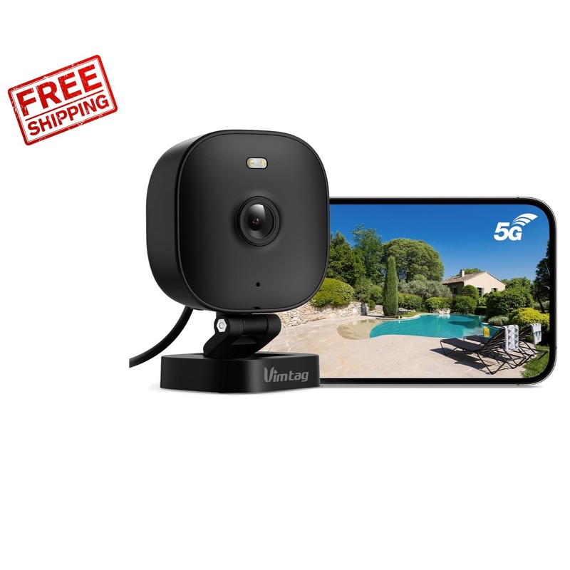 Advanced 4MP Outdoor Security Camera: Dual-Band Wi-Fi, Night Vision, Spotlight